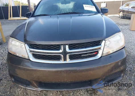 2014 Dodge Avenger Se из США, поврежденный, VIN 1C3CDZAG9EN219247